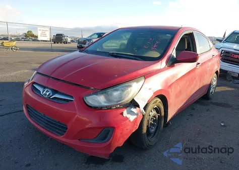 2013 Hyundai Accent Gls from USA, damaged, VIN KMHCT4AE3DU317352